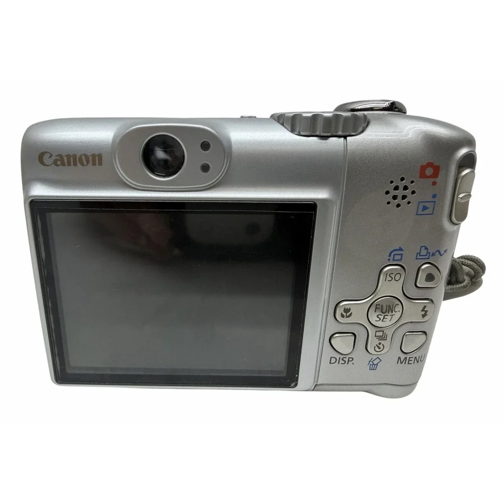Canon PowerShot A580 8MP Digital Camera Tested Works Box Case Manuals Cables